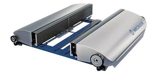 La lanzadera del Sistema Shuttle introduce y extrae las cajas de sus ubicaciones de forma automática