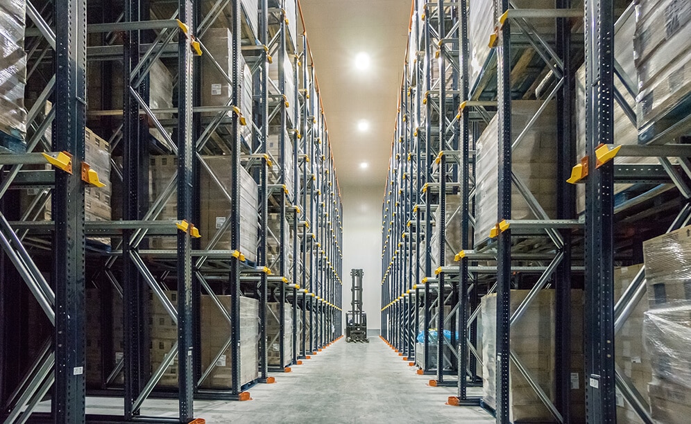 El centro logístico de Alfrisan tiene una capacidad de almacenaje para 8.920 pallets