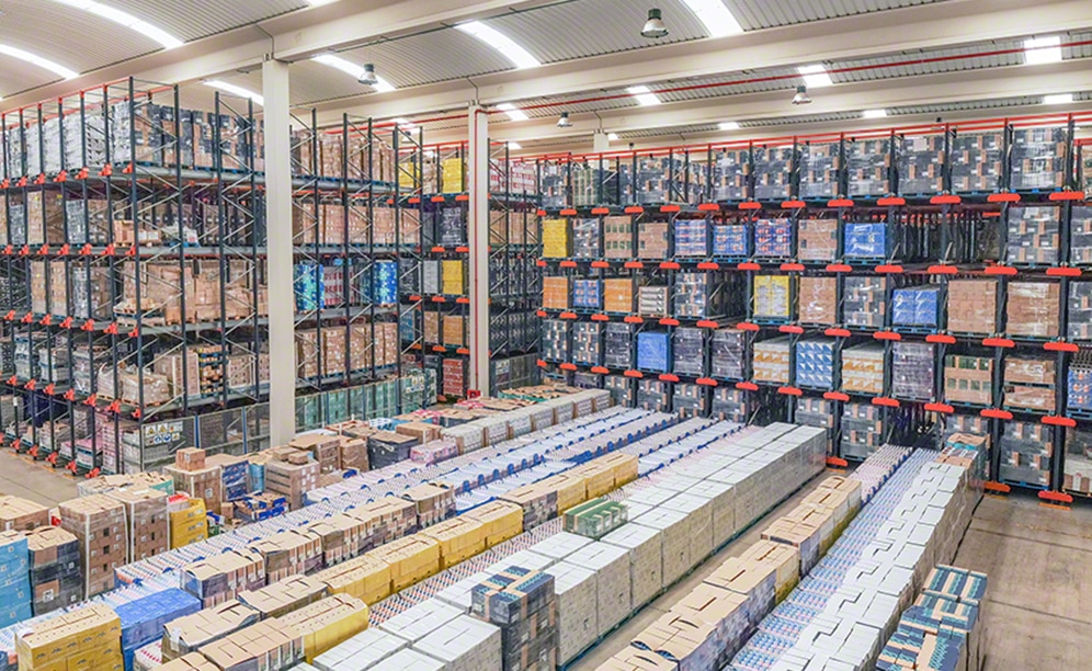 Iberfrasa amplía su depósito de productos de higiene con sistema Pallet Shuttle Iberfrasa amplía su depósito de productos de higiene con sistema Pallet Shuttle