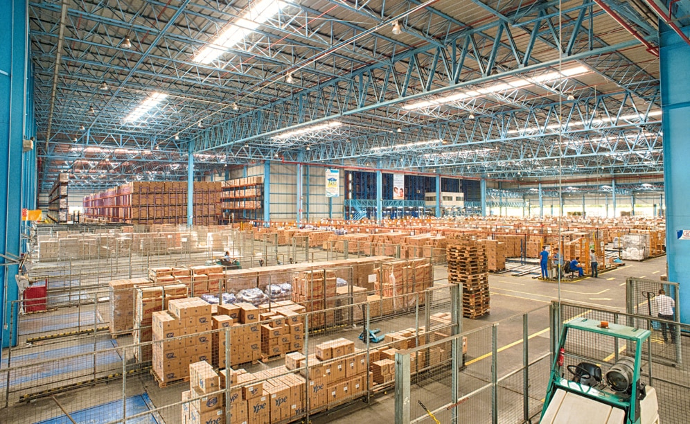 La instalación de Ypê en São Paulo tiene capacidad para 24.168 pallets