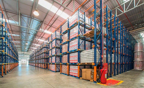 Racks penetrables, selectivos y dinámicos, agilizan la operativa de, lácteo Bela Vista Racks penetrables, selectivos y dinámicos, agilizan la operativa de, lácteo Bela Vista