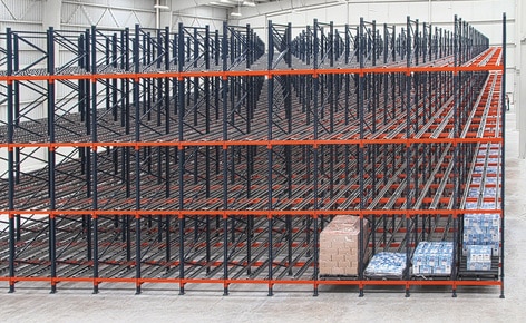 MIYM consigue una perfecta rotación de los productos y gran capacidad con racks dinámicos MIYM consigue una perfecta rotación de los productos y gran capacidad con racks dinámicos