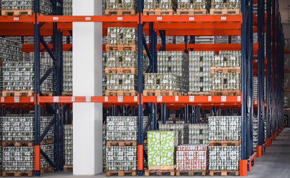 Los racks selectivos de Citres pueden almacenar más de 3.000 pallets