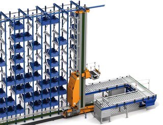 Transelevadores para cajas