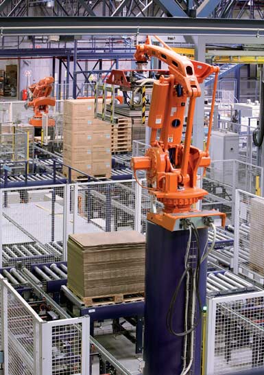 Robot antropomórfico para la manipulación de paletas.