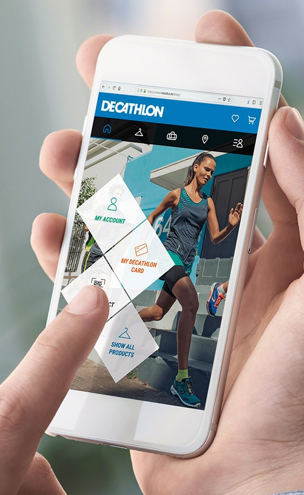 El depósito de Decathlon con estanterías para picking en el Reino Unido
