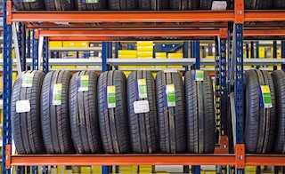 To store tires, it's necessary to adjust the characteristics of the racks To store tires, it's necessary to adjust the characteristics of the racks