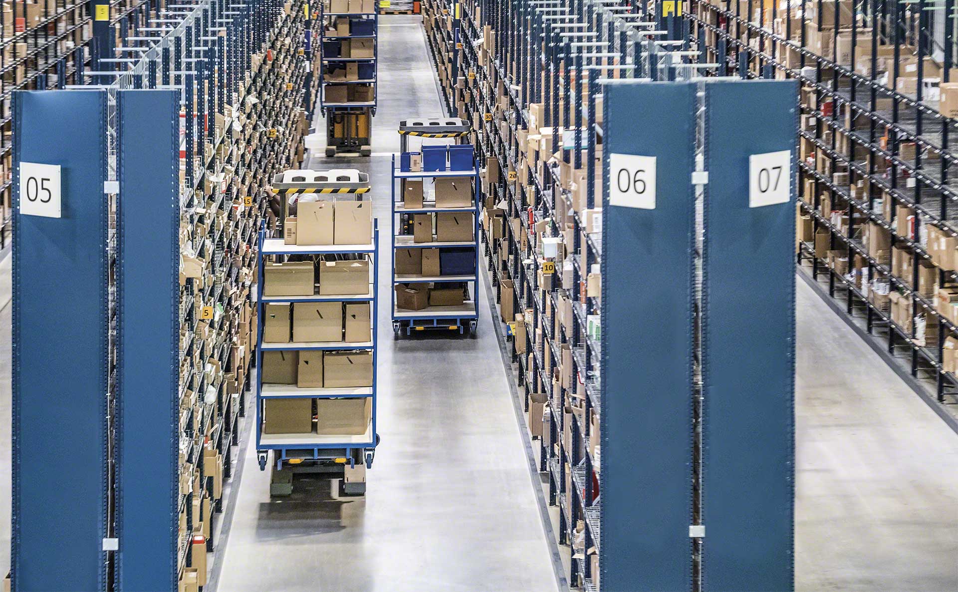 Robots móviles, aplicaciones y usos en el depósito