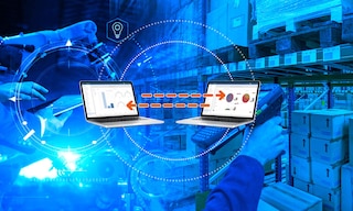 The use of EDI technology in logistics fosters smooth communication between the warehouse, suppliers, and customers The use of EDI technology in logistics fosters smooth communication between the warehouse, suppliers, and customers