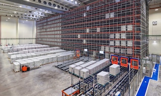 Pallet Shuttle Automático en el almacén de Herba Ricemills (Ebro Foods)