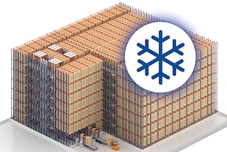 El 4-Way Pallet Shuttle reduce costos energéticos en depósitos de refrigeración y congelación