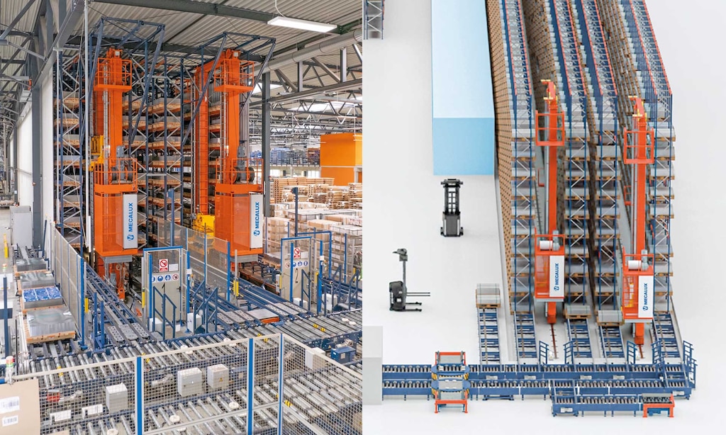 Sistema de simulación de Mecalux para diseñar depósitos