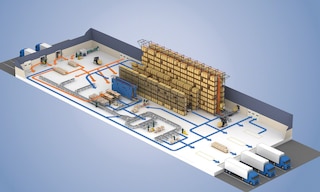 El diagrama de espagueti se utiliza para representar procesos productivos o de distribución