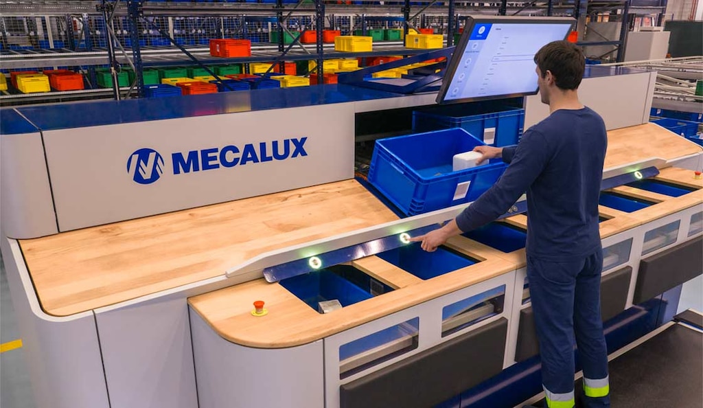 La estación de picking de alto rendimiento potencia la preparación de pedidos y reduce el tiempo de ciclo