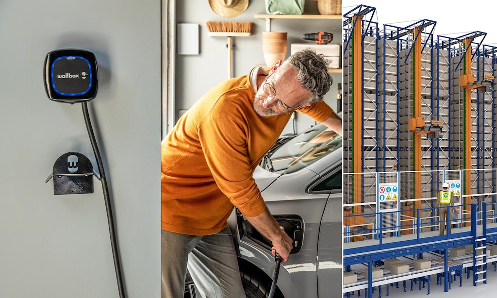 Nuevo depósito de Wallbox con cargadores de autos eléctricos en Barcelona (España)