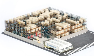El Pallet Shuttle Automático 3D dinamiza las operativas en depósitos con alta rotación