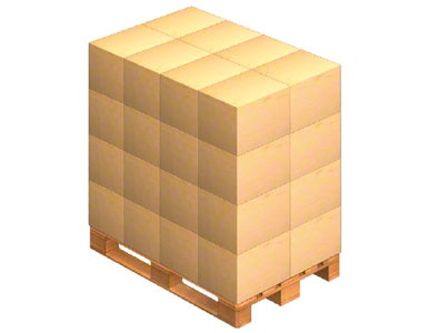 Cajas apiladas.